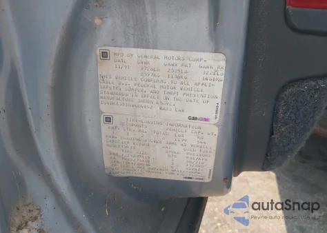 1992 Buick Roadmaster Estate z USA, uszkodzony, nr VIN 1G4BR8371NW404852